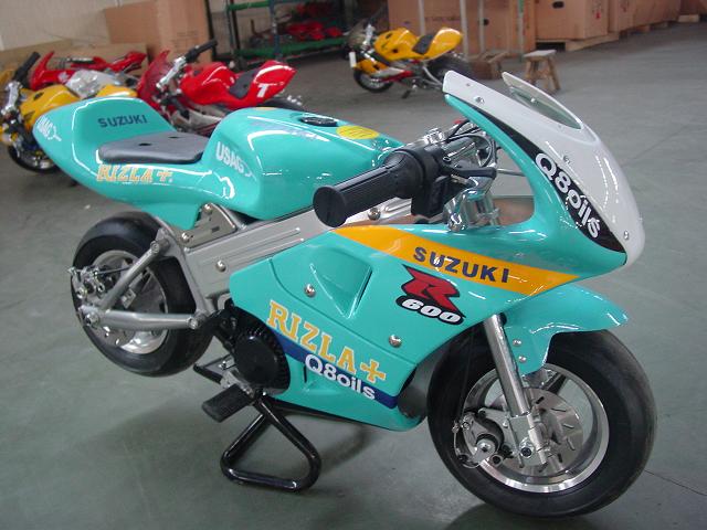 mini moto LL701 blue - minimoto - mini motos - minimotos