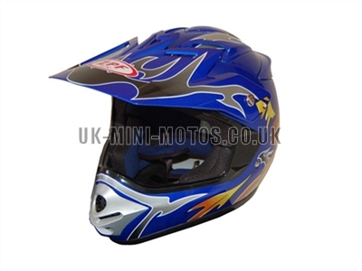 Helmets Blue Motorcross - Adult and Kids Helmets Blue Motorcross - Motorcycle Helmets Blue Motorcross - Crash Helmets Blue Motorcross - Motorbike Helmets Blue Motorcross