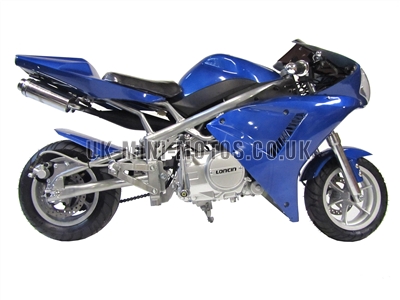 Midi Moto 110cc - Blue 110cc Midi Moto - midimoto - Midi moto - Midi Bike