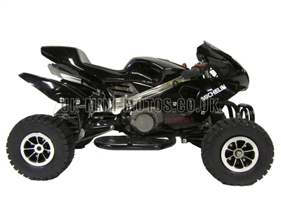 Mini Quad Bikes - Mini Quad Bike Black - Mini Moto Quads Black