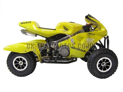 Mini Quad Bikes - Mini Quad Bike Yellow - Mini Moto Quads Yellow