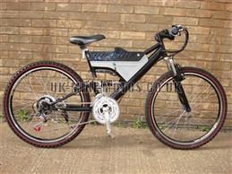Electric Bikes - Wrangler Electric Bike Black - Electric Bikes