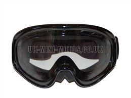 Kids Helmet Goggles Black - Childrens Helmet Goggles Black - Kids Motorcycle Goggles Black - Kids Motorbike Goggles - Kids Motorcross Helmet Goggles Black