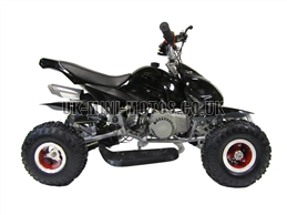 Mini Quad Bikes - Mini Quad Bike Black - Electric Start Mini Moto Quad