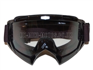 Helmet Goggles Black - Adult Helmet Goggles Black - Motorcycle Goggles Black - Motorbike Goggles - Motorcross Helmet Goggles Black