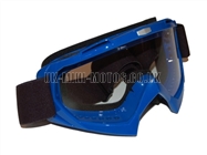 Helmet Goggles Blue - Adult Helmet Goggles Blue - Motorcycle Goggles Blue - Motorbike Goggles - Motorcross Helmet Goggles Blue