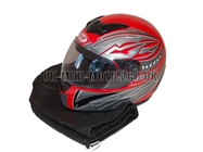 Helmets Red - Adult and Kids Helmets Red - Motorcycle Helmets Red - Crash Helmets Red - Motorbike Helmets Red