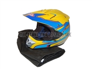 Helmets Yellow / Blue Motorcross - Adult and Kids Helmets Yellow / Blue Motorcross - Motorcycle Helmets Yellow / Blue Motorcross - Crash Helmets Yellow / Blue Motorcross - Motorbike Helmets Yellow / Blue Motorcross