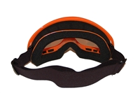 Kids Helmet Goggles Orange - Childrens Helmet Goggles Orange - Kids Motorcycle Goggles Orange - Kids Motorbike Goggles - Kids Motorcross Helmet Goggles Orange