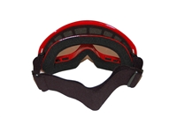 Kids Helmet Goggles Red - Childrens Helmet Goggles Red - Kids Motorcycle Goggles Red - Kids Motorbike Goggles - Kids Motorcross Helmet Goggles Red