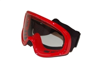 Kids Helmet Goggles Red - Childrens Helmet Goggles Red - Kids Motorcycle Goggles Red - Kids Motorbike Goggles - Kids Motorcross Helmet Goggles Red