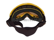 Kids Helmet Goggles Yellow - Childrens Helmet Goggles Yellow - Kids Motorcycle Goggles Yellow - Kids Motorbike Goggles - Kids Motorcross Helmet Goggles Yellow
