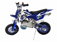 Mini Dirt Bike - Mini Dirt Bike DB02 blue white Flames - Mini dirt bike