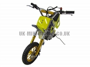 Mini Dirt Bike - Mini Dirt Bike DB02 yellow blue Flames - Mini dirt bike