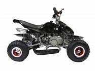 Mini Quad Bikes - Mini Quad Bike Black - Electric Start Mini Moto Quad