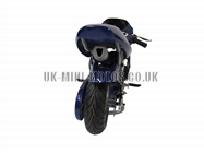 Mini Motos - Minimoto - Pocket Bikes - Blue With White Flames Mini Moto