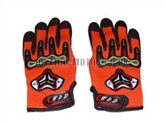 Motorbike Gloves Orange - Adult and Kids Motorbike Gloves - Motorcross Gloves - Orange Motorcycle Gloves - Trials Gloves
