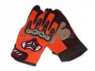 Motorbike Gloves Orange - Adult and Kids Motorbike Gloves - Motorcross Gloves - Orange Motorcycle Gloves - Trials Gloves