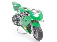 Water Cooled Mini Motos - Minimoto - Pocket Bikes - Green Water Cooled Mini Moto