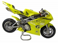 Water Cooled Mini Motos - Minimoto - Pocket Bikes - Yellow Water Cooled Mini Moto