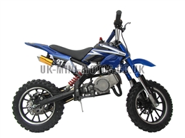 Mini Dirt Bike - DB02-C Blue Mini dirtbike - Mini Dirt Bikes  - Pocket Bikes - Minimotos - Mini Moto