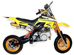 Mini Dirt Bike - DB02-C Yellow Mini dirtbike - Mini Dirt Bikes  - Pocket Bikes - Minimotos - Mini Moto